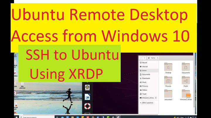 Ubuntu 20.04 Remote Desktop Access from Windows 10 || SSH to Linux or Ubuntu server