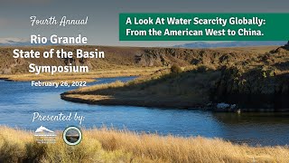 Dr. Maria E. Montoya, Keynote. A Look at Water Scarcity Globally: From the American West to China