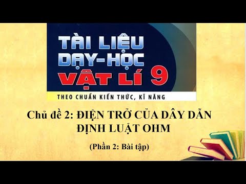 Video Vật lý 9 - Chủ đề 2: ĐỊNH LUẬT OHM - Phần 2: bài tập - YouTube