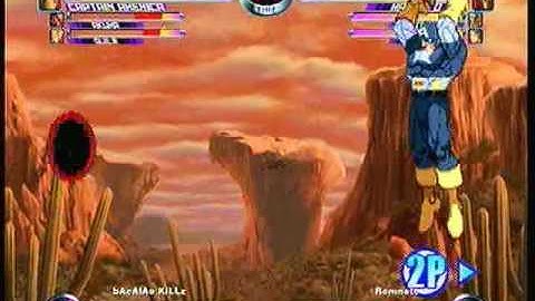 MvC2 Online (360): Ranked Match 34 (MSP) .:4.19.10:.