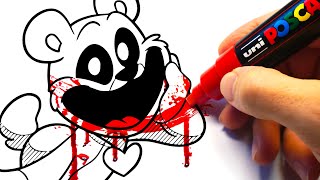 Horror Artist Vs Smiling Critters Poppy Playtime Chapter 3 Drawing Posca Vs Copic