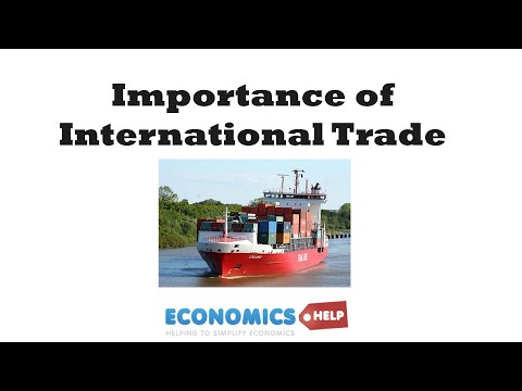Importance of international trade