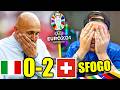 SVIZZERA vs ITALIA 2-0 - VERGOGNA!! RIDICOLI - VIDEO SFOGO + REAZIONE EURO 2024