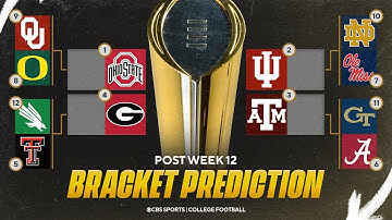 College Football Playoff Projections AFTER WEEK 12: Oklahoma does NOT jump Alabama, Miami OUT
