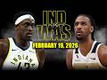 Indiana Pacers Vs Washington Wizards Full Game Highlights February 19 2026 NBA Season 