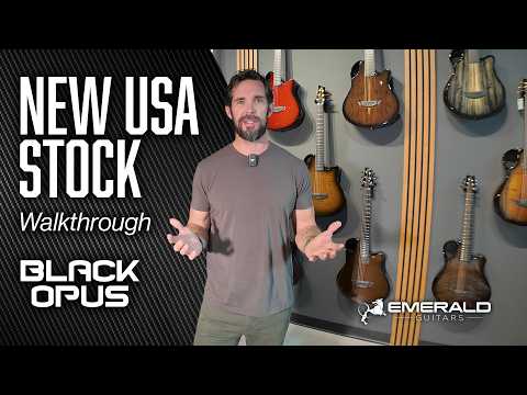 Fresh Emerald Guitars USA Stock Has Arrived!