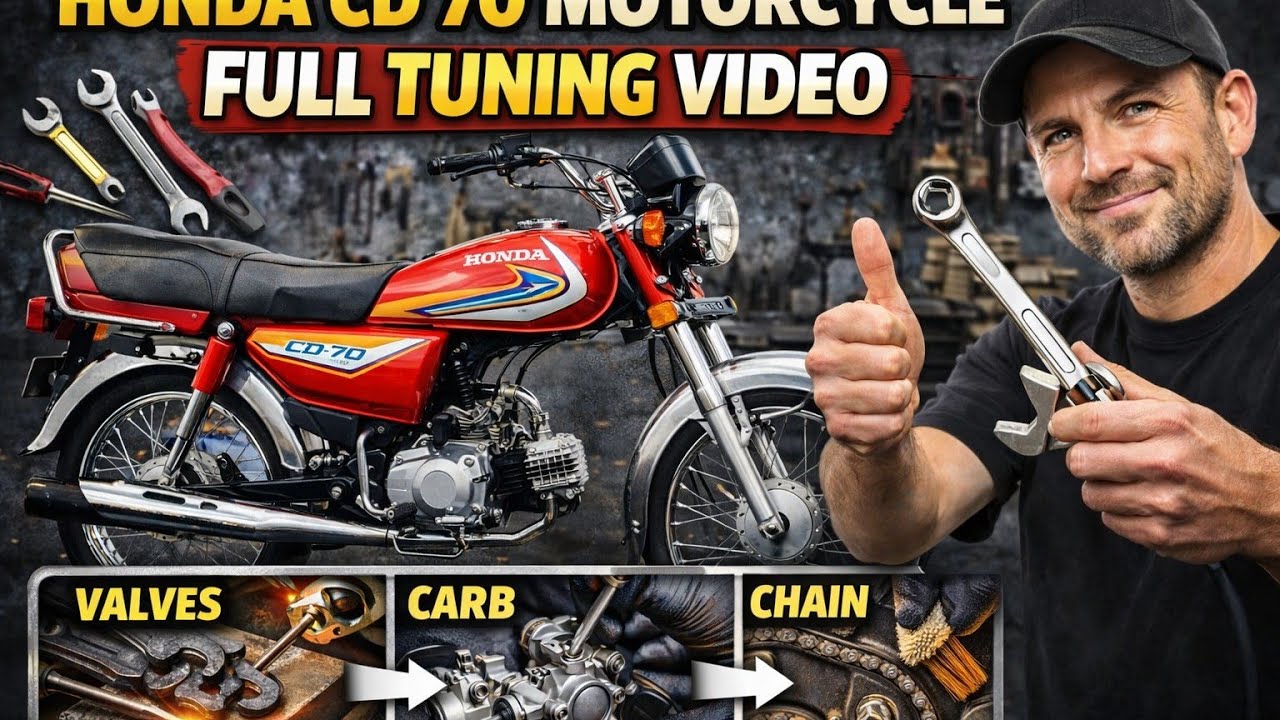Honda cd 70 motorcycle Full Tuning video #itsamazingskills #shortskills ...