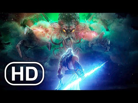 Cthulhu Vs Zeus Fight Scene Cinematic (2023) 4K ULTRA HD