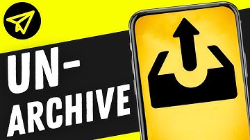 How to UNARCHIVE Chats on Telegram Android & iPhone (2024)