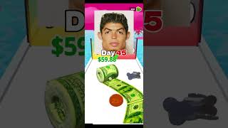 Cristiano Ronaldo Cut Game (Day 1 → Billionaire) 🔥 #cr7 #evolution #money