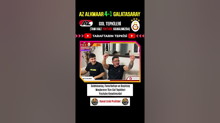 AZ Alkmaar 4-1 Galatasaray Gol Tepkileri 🔥😱