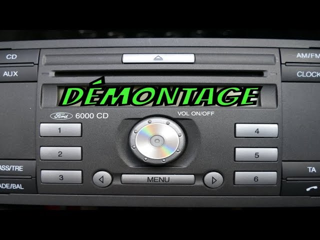 COMMANDE AUTORADIO FORD FIESTA VI Phase 1 2002-2005