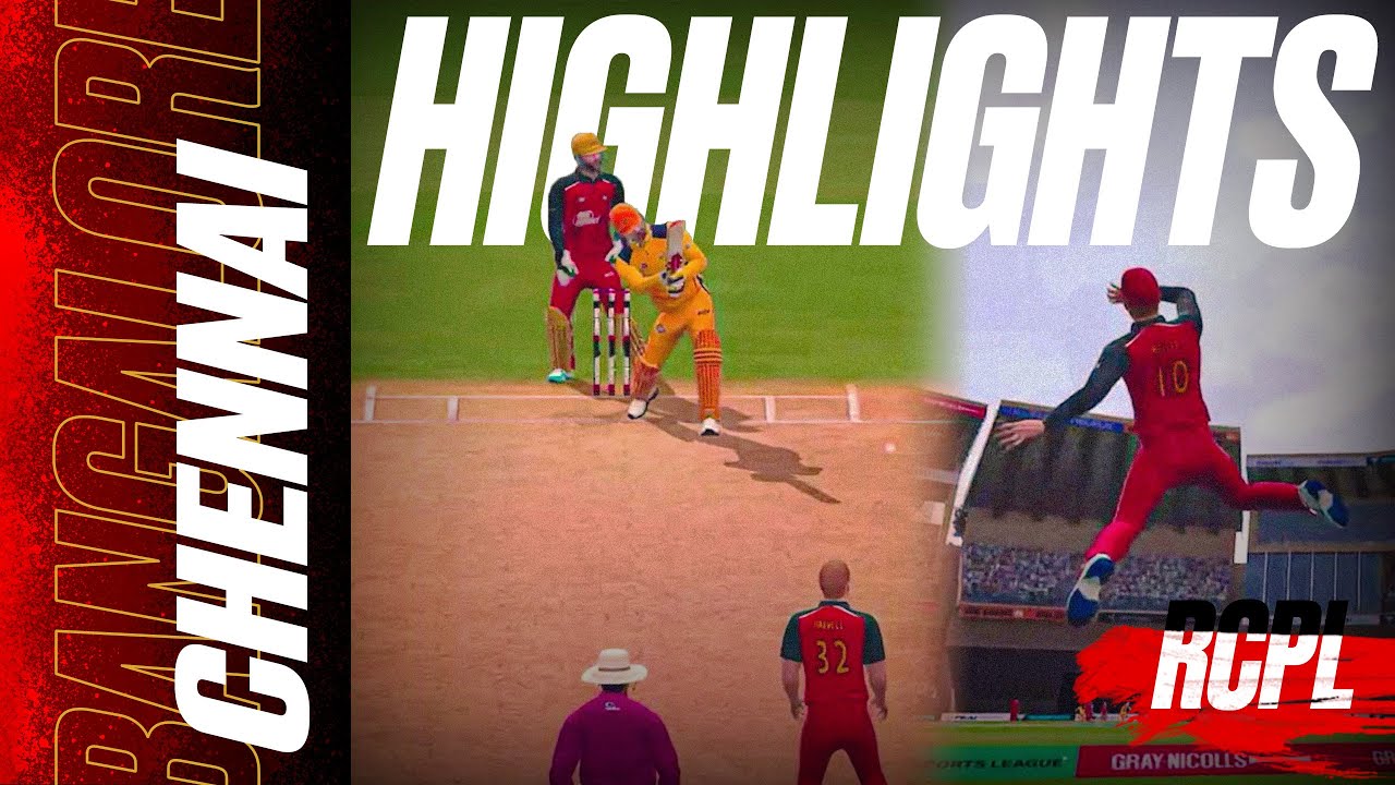 (RC24) Dhoni's Helicopter Shot 🤩 - CSK vs RCB - IPL/RCPL in Real Cricket 24 #11