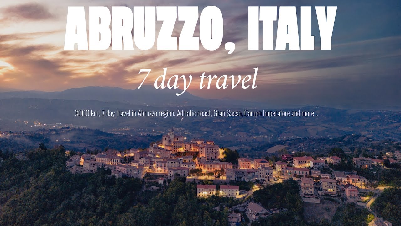 Travelling in Abruzzo, Italy 4K
