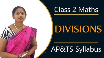 #Class 2 Mathematics |Divisions | Easy Maths in Telugu Explanation