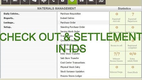 IDS NEXT 6.5 OR 7.0 HOW TO TAKE CHECK OUT IN IDS