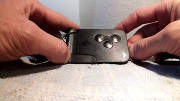 Renault key card easy fix ignition key save £300