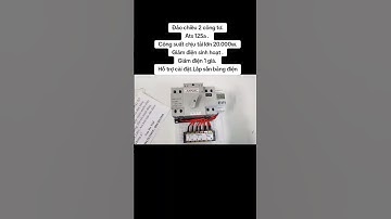 Đảo chiều 2 công tơ.Ats 125a . Công suất chịu tải lớn 20.000w.Giảm điện sinh hoạt