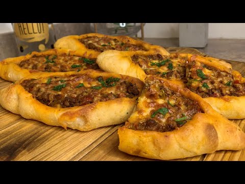Turkish Pide Recipe Better Than PIZZA 🍕 | Easy dish for dinner at home | easy dish for lunch at home