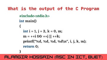 C programming output checking-06 || Example of logical OR operator || Short circuit in OR operator