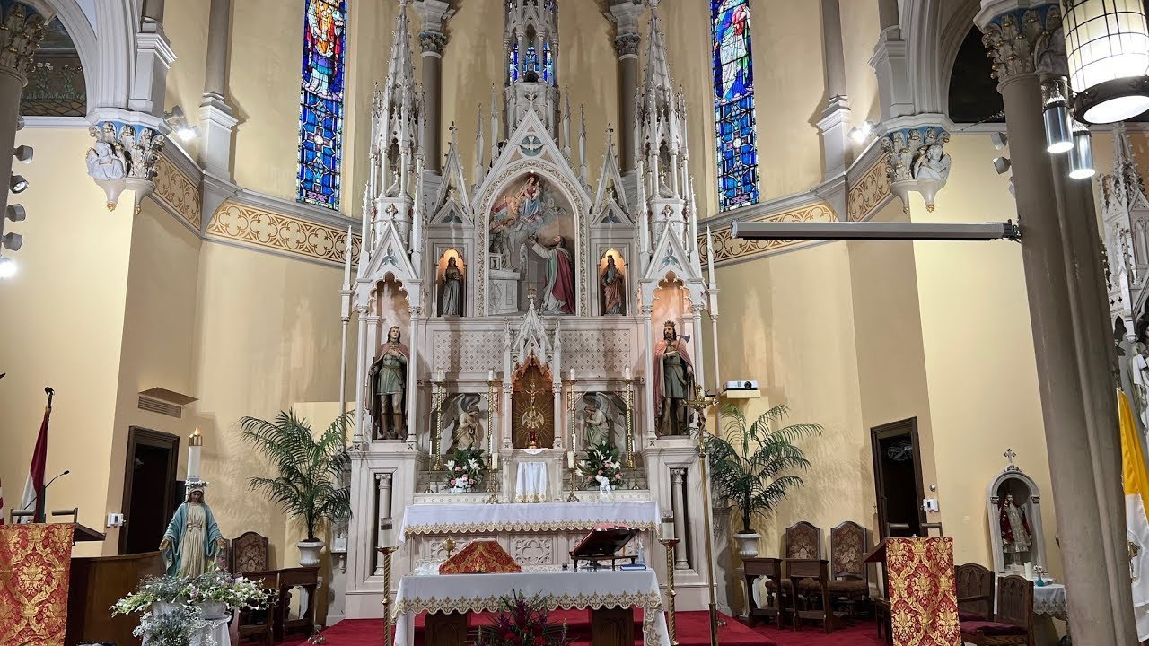 Holy Mass in English on Palm Sunday YouTube