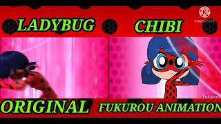 Miraculousladybug Vs Chibi Comparison Time To De Evilize