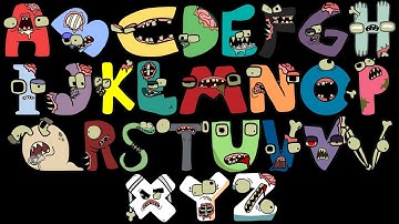 Alphabet Reverse Plush toy (All Letter..) BUT THEY ZOMBIE