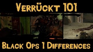 Zombies 101 :: Verrückt 101 :: Black Ops 1 Differences & Changes