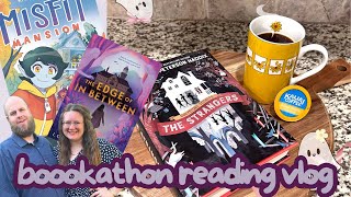 SPOOKY MIDDLE-GRADE VLOG // reading out of my comfort zone 👻 can I read graphic novels?? 👻 Readathon
