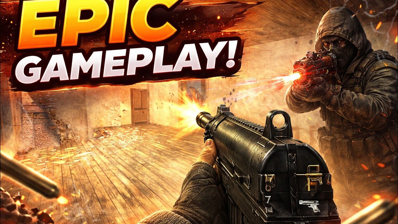 FPS Action Gameplay 🔥 Close Combat Fight | Intense Shooting