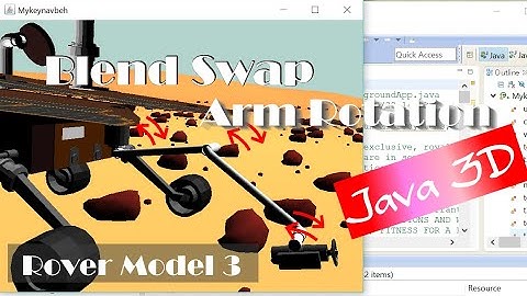 How to Put a Downloaded Free Blend Swap Model into Java 3D and Manipulate It_4_3 (with Source Code)