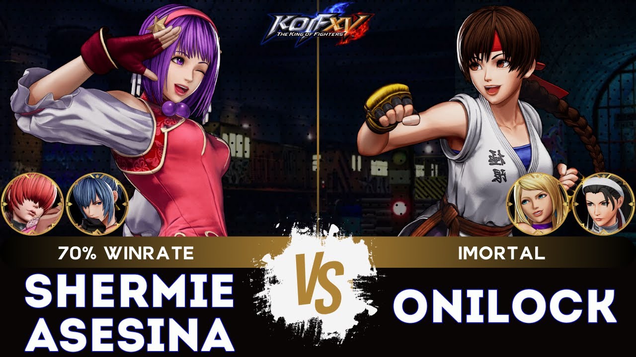 KOF XV▰SHERMIE ASESINA (Athena/Leona/Shermie) 🆚 ONILOCK (Yuri/B.Jenet/Chizuru)🎞️Replay Match - 12/25