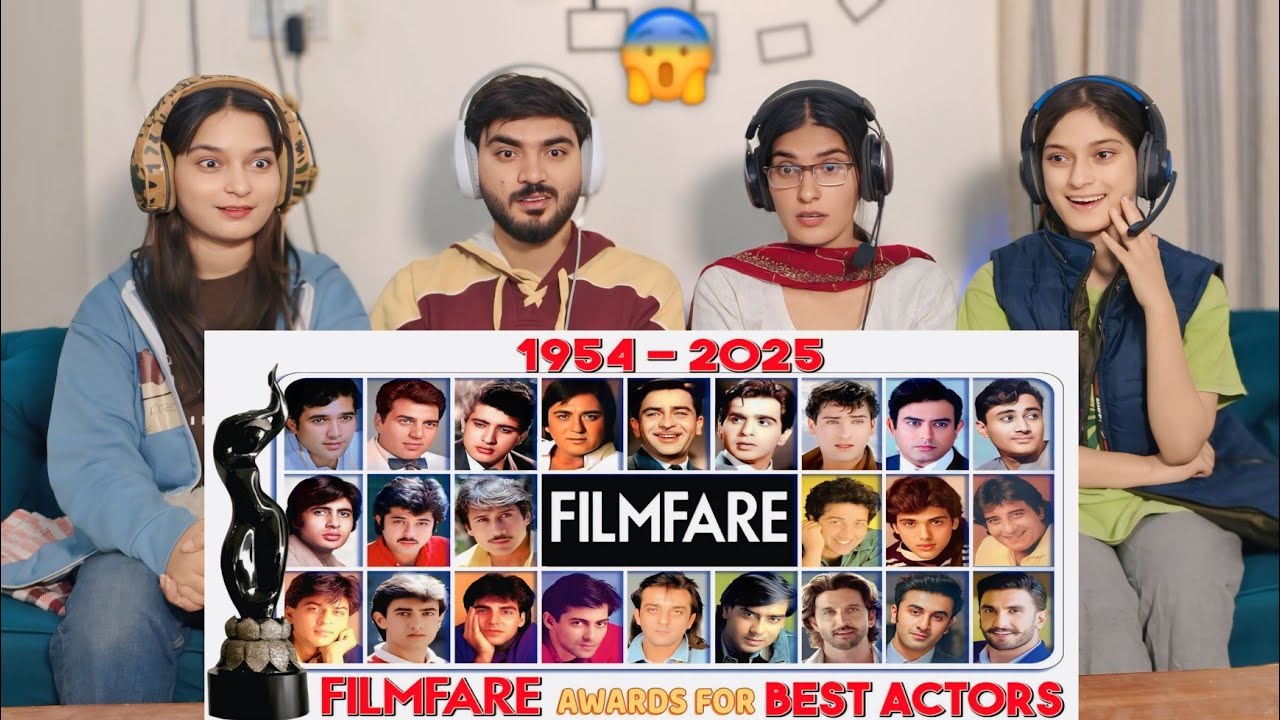 Filmfare Best Actor Winners (1954-2025) 🏆 | Bollywood Legends Journey 🇮🇳 | Filmfare Awards History