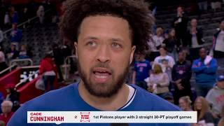 Cade Cunningham reacts to Pistons' Game 7 win over the Magic | NBA on ESPN