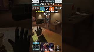 JUME INSANE 1V3 TO SAVE SECRET! PARIS SI R6 SIEGE