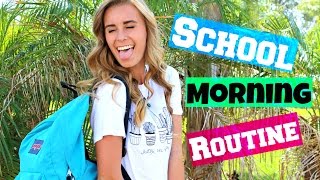 MY SCHOOL MORNING ROUTINE 2015!