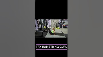 TRX HAMSTRING CURL #short #exercise #workout #hamstrings #hardwork