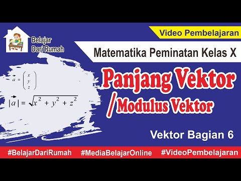 Video: Cara Menentukan Modulus Vektor