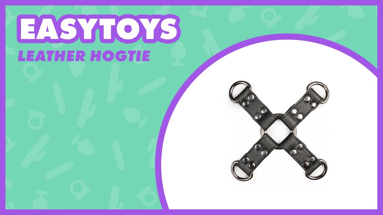 EasyToys Hogtie With Hand & Ankle Cuffs Set ✨ Adjustable, Comfortable & Durable 💗 EasyToys