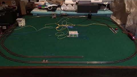 Märklin Z - DCC AUTOMATION TEST layout with LENZ BM2 Braking modules