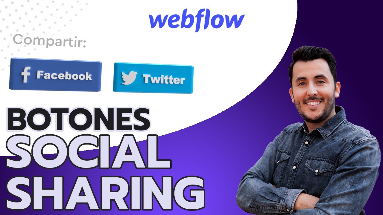 Añadir botones para compartir en Redes Sociales en tu Webflow —  Nocoders.academy, image size:1280x720