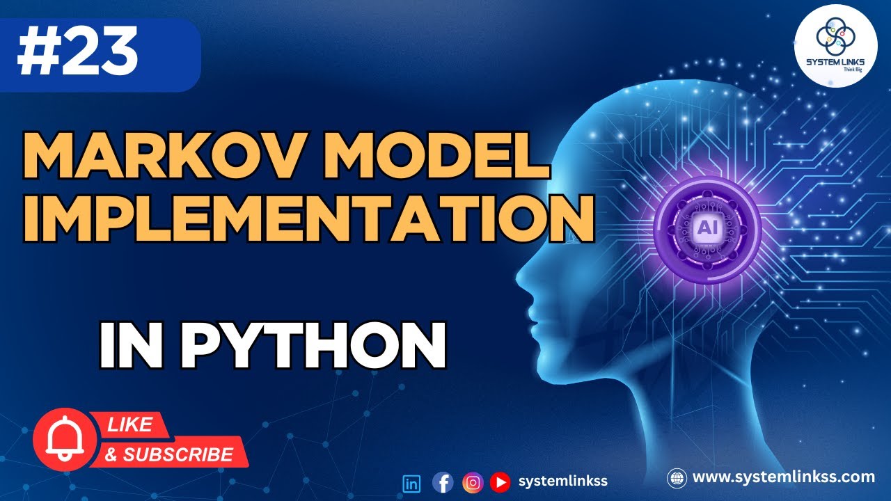 Реализация модели Маркова на Python | Искусственный интеллект и машинное обучение