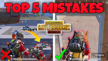 TOP 5 DEADLY MISTAKES TO AVOID & TIPS AND TRICKS TO BECOME A BETTER PLAYER  IN PUBG MOBILE