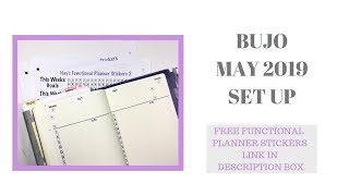 BUJO May Set Up & Sticker FREEBIE