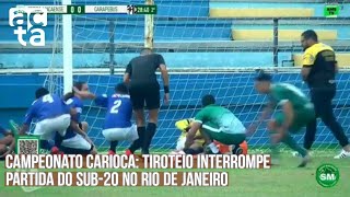 TIROTEIO interrompe Serra Macaense x Carapebus, jogo válido pelo Campeonato  Carioca Sub-20 : r/futebol