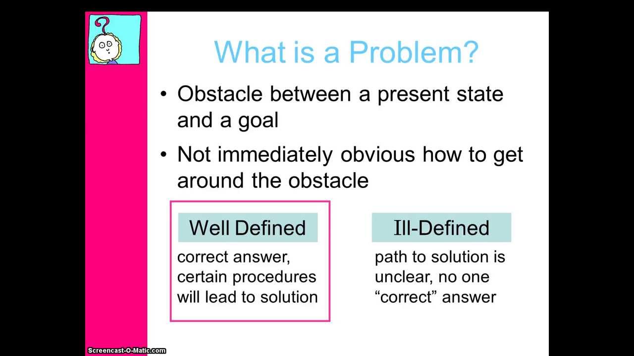 Types Of Problems YouTube