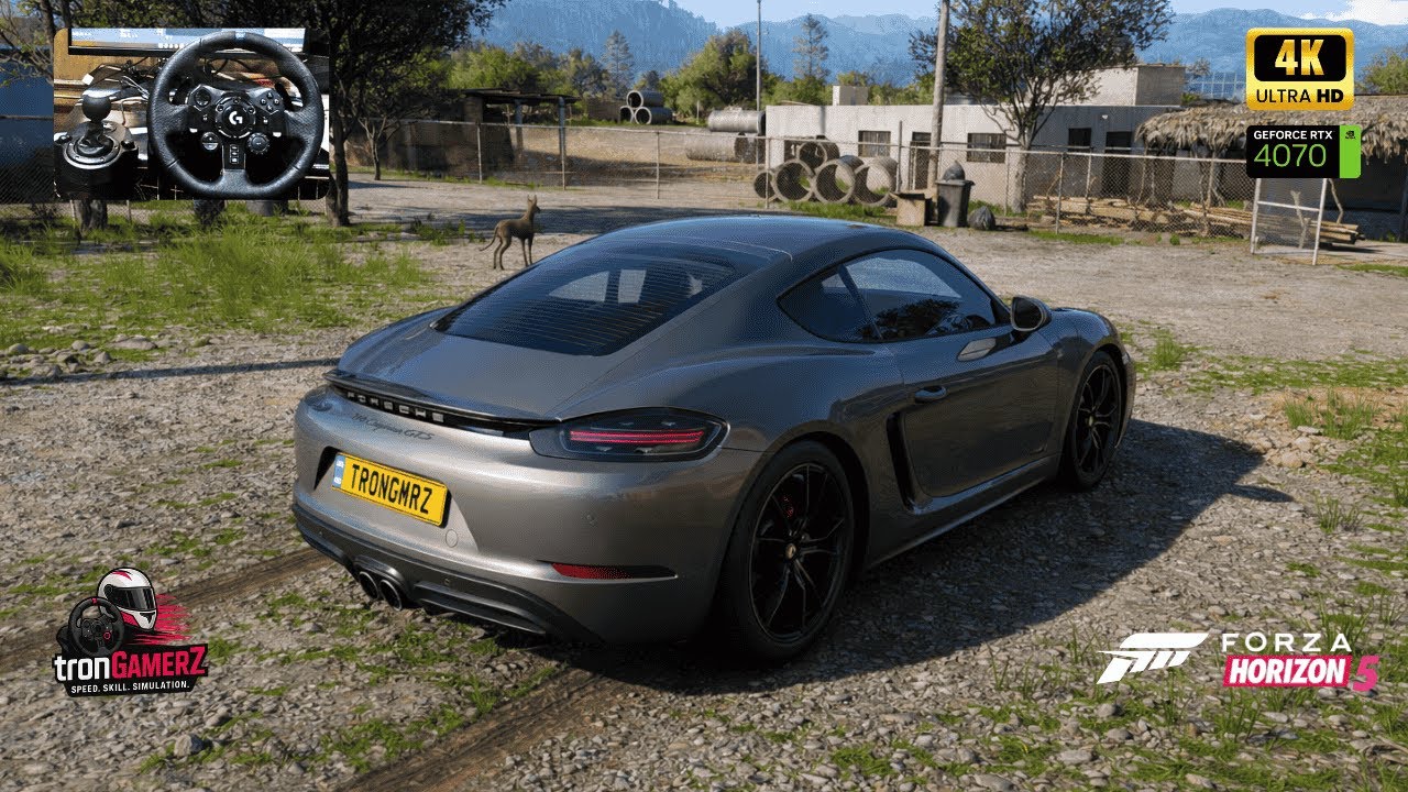 Porsche Cayman 718 GTS 2018 1000HP - Forza Horizon 5 | Logitech G923 Gameplay