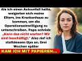 Nach meinem Unfall schrieb Papa „Kann das nicht warten？＂ Drei Wochen später kam ich mit Papieren