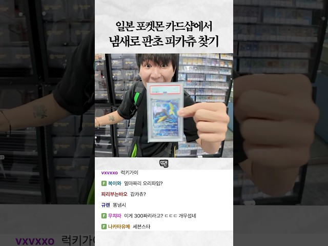 판초 피카츄 찾기 도전!