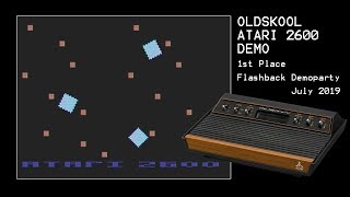 IOCaste - cTrix & krion & a.god (Atari 2600 Demo - Pal - Real Hardware Capture)